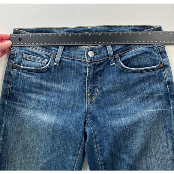 Citizens of Humanity Dita Petite Bootcut Jeans Size 28 Medium Wash Embroidered - Picture 5 of 11